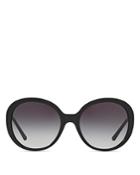 Burberry Women's Check Round Sunglasses, 57mm