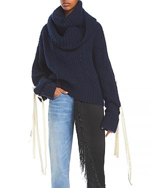 Hellessy Mellors Tie Sleeve Sweater