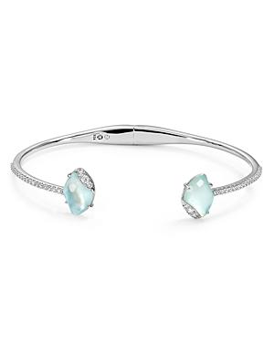 Nadri Mother-of-pearl Hinge Bangle