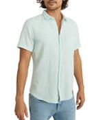 Marine Layer Garment Dyed Slim Fit Shirt