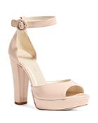 Karen Millen Women's Patent Leather Platform High Heel Sandals