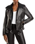 Bcbgmaxazria Colby Moto Leather Jacket (75% Off) Comparable Value $648