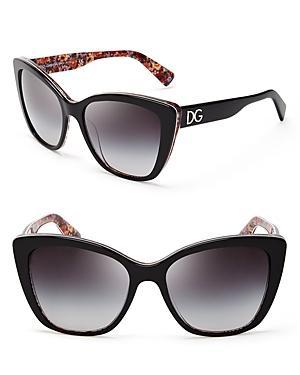 Dolce&gabbana Mosaic Cat Eye Sunglasses