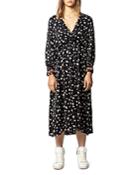Zadig & Voltaire Reacty Ruffled Floral Midi Dress