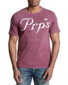 Prps Cynthia Cotton Garment Washed Logo Graphic Tee