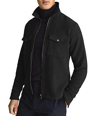 Reiss Vice Cotton Zip Shirt Jacket
