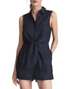 Reiss Ema Linen Romper
