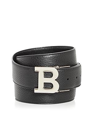 Bally Men's B Logo Reversible Leather Belt