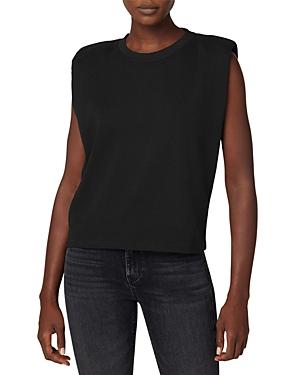 Hudson Jeans Shoulder Pad Sleeveless Top