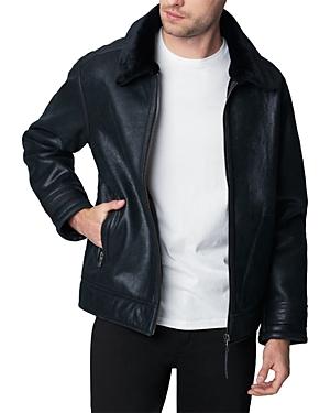 Blanknyc Faux Shearling Lined Leather Biker Jacket