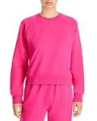 Monrow Cotton Raglan Sleeve Sweatshirt
