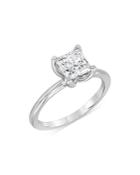 Bloomingdale's Certified Princess-cut Diamond Starbloom Engagement Ring In 14k White Gold, 1.0 Ct. T.w. - 100% Exclusive