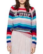 Zadig & Voltaire Justy Stripes Merino Wool Sweater
