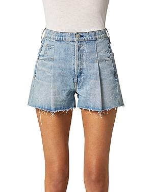 Hudson Paberbag Denim Shorts In Mirrors