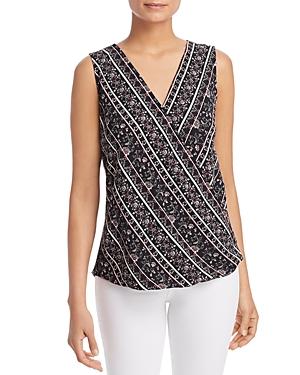 Status By Chenault Printed Wrap-front Tank