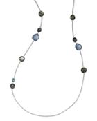 Ippolita Sterling Silver Rock Candy Mixed Stone Long Statement Necklace, 40