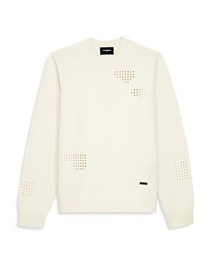 The Kooples Lace Detail Eyelet Sweater