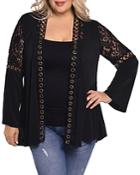 Belldini Embellished Open Cardigan - 100% Exclusive