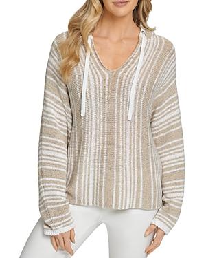 Dkny Hooded V Neck Sweater
