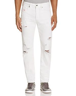 Diesel Buster Slim Fit Jeans In White