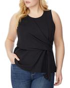 Rebel Wilson X Angels Ruched Side-knot Top