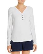 Three Dots High/low Henley Top