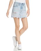 Levi's Deconstructed Denim Skirt In What's The Damage