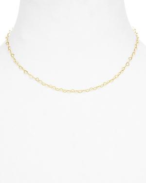 Argento Vivo Gold Heart Link Choker Necklace, 12 - 100% Exclusive