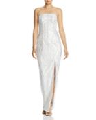 Bariano Kristin Strapless Embroidered Gown - 100% Exclusive