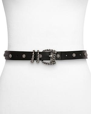 The Kooples Women's Baroque Studded Leather Belt