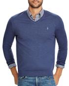 Polo Ralph Lauren V-neck Merino Wool Sweater