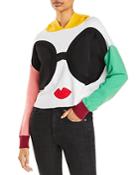Alice And Olivia Oscar Stace Face Color Blocked Hoodie
