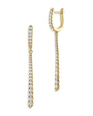 Bloomingdale's Diamond Huggie Drop Earrings In 14k Yellow Gold, 0.85 Ct. T.w. - 100% Exclusive