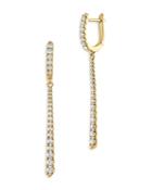 Bloomingdale's Diamond Huggie Drop Earrings In 14k Yellow Gold, 0.85 Ct. T.w. - 100% Exclusive
