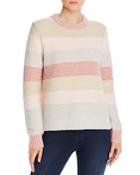 La Vie Rebecca Taylor Pastel Striped Sweater