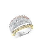 Bloomingdale's Diamond Ring In 14k Yellow, White & Rose Gold, 1.80 Ct. T.w. - 100% Exclusive
