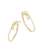 Bloomingdale's 14k Yellow Gold Paisley Sweep Earrings - 100% Exclusive