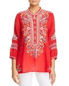 Johnny Was Bethanie Embroidered Tunic