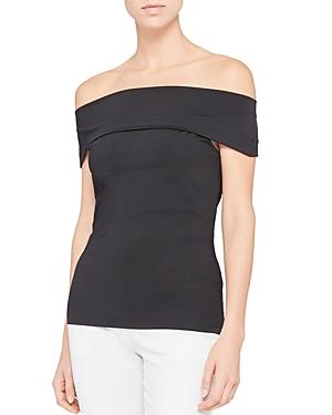 Theory Sabrynna Off-the-shoulder Top