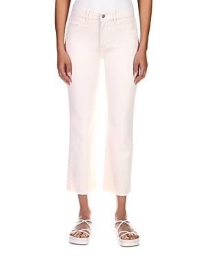 Dl1961 Patti High Rise Straight Jeans In Ecru