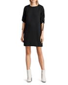 Allsaints Evie Ruched-sleeve Dress