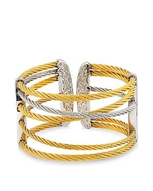 Alor Yellow & Gray Cable Cuff