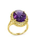 Bloomingdale's Amethyst Ring In 14k Yellow Gold - 100% Exclusive