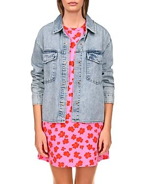 Sanctuary Cropped Denim Shirt Jacket