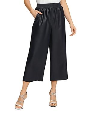 Dkny Coated Cropped Wide Leg Pants