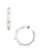 Alexis Bittar Studded Hoop Earrings