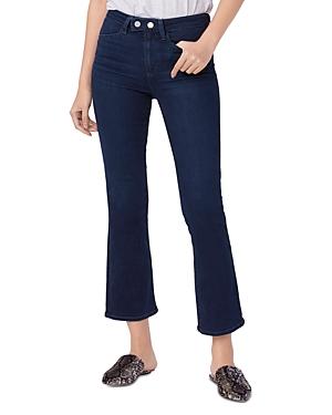 Paige Claudine Cropped Flare Jeans In Carden