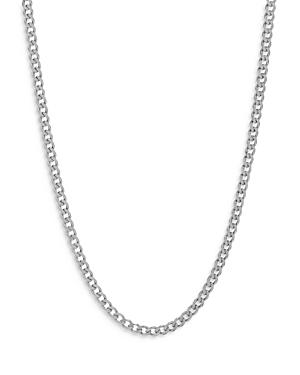 Degs & Sal Cuban Chain Necklace In Sterling Silver, 24