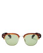 Oliver Peoples Men's Polarized Square Sunglasses, 52mm