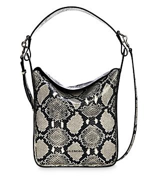 Balenciaga Small Leather Hobo Crossbody